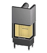 Varia 2R-55h H2O - 4S  LINEAR horevýsuvné dvierka
